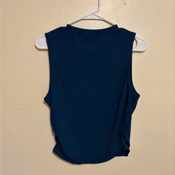 Bitten Women's Navy Sleeveless Muscle Tee - Picture 8 of 8